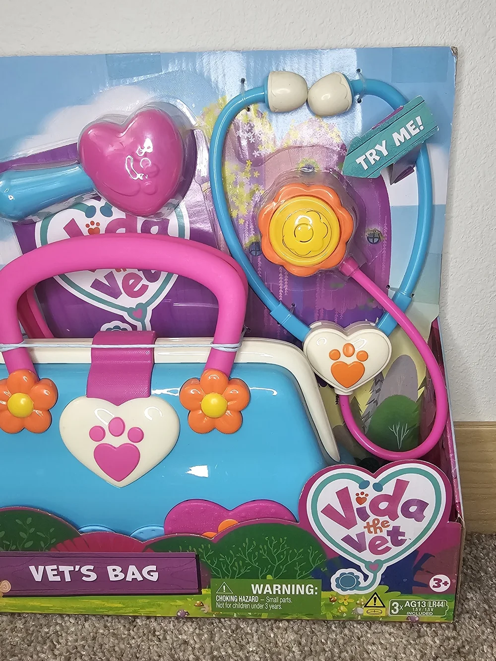 Disney Vet's Bag Playset - Turquoise and Pink